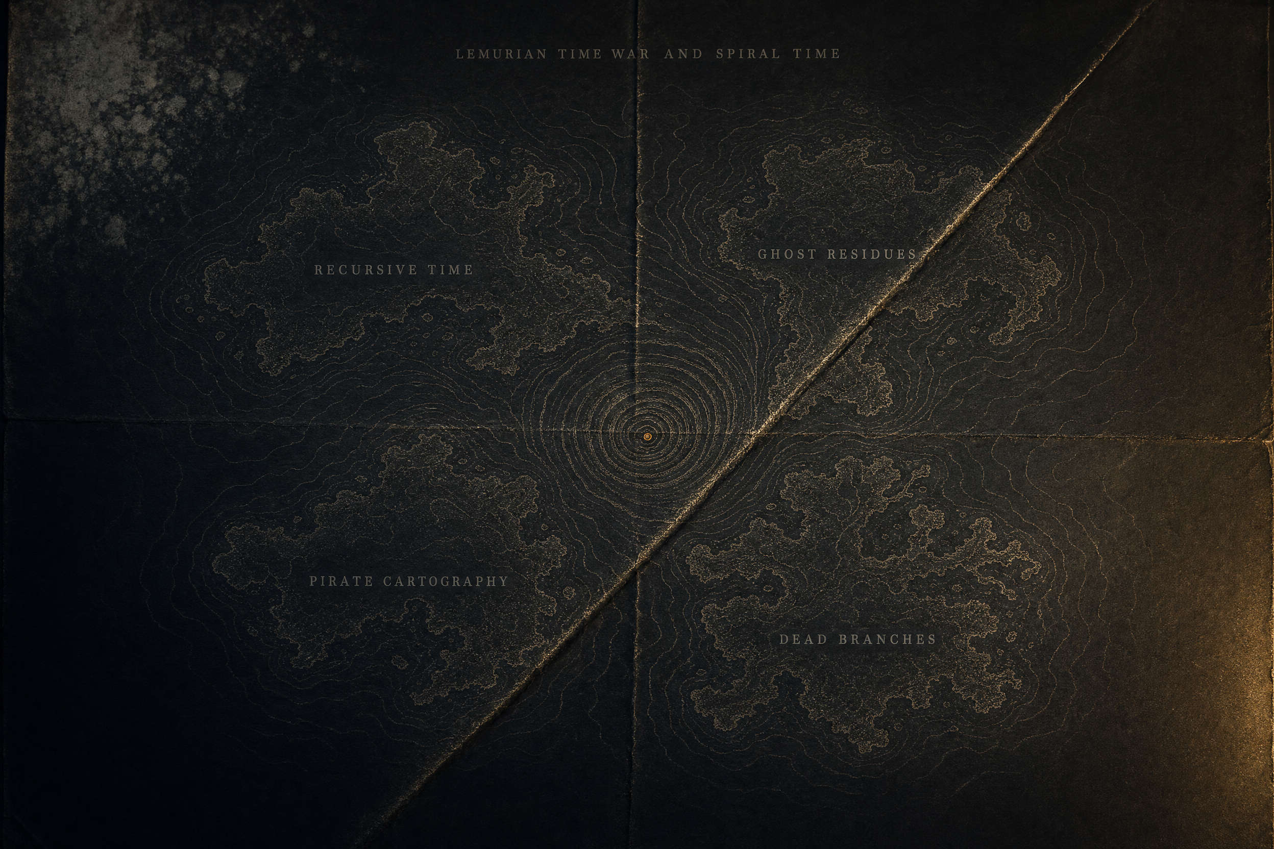 section cluster map for Lemurian Time War And Spiral Time: Lemurian Time War, Hyperstition, Mark Fisher, Nick Land