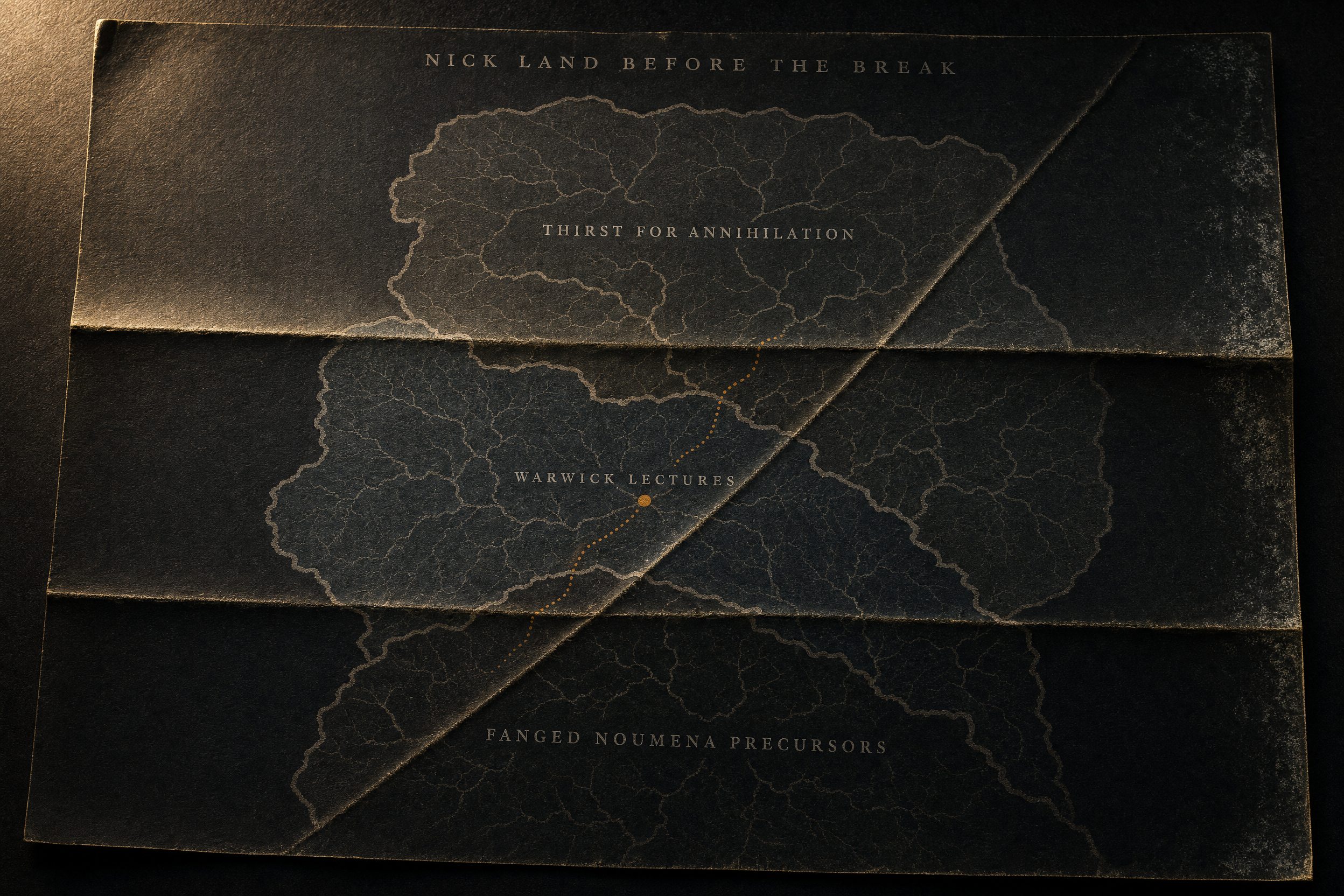 section cluster map for Nick Land Before The Break: Numogram, Accelerationism, Nick Land, Ray Brassier